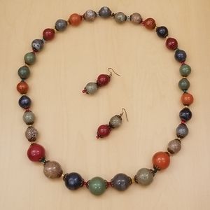 Necklace and Earrings Set